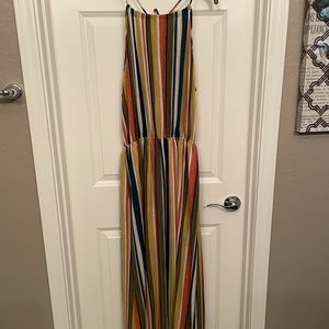 Unique multicolored tank dress